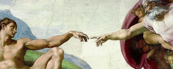 Michelangelo's creation of adam